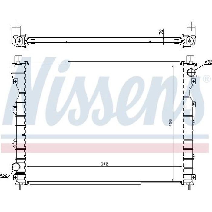 Nissens Wasserkühler PKW 64310A Nissens Wasserkühler PKW 64310A