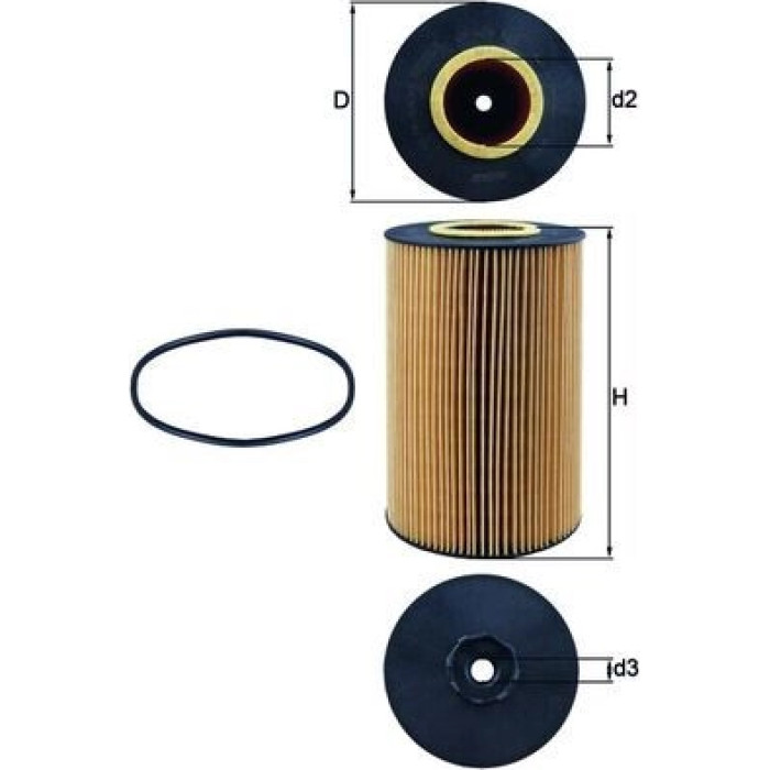 Mahle Original Ölfilter OX 426D Mahle Original Ölfilter OX 426D
