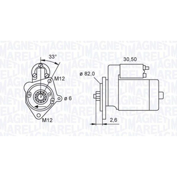 Magneti Marelli Anlasser 063721392010