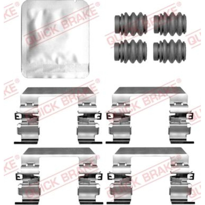 Quick Brake Zusatzsatz für Scheibenbremsbeläge 109-0176