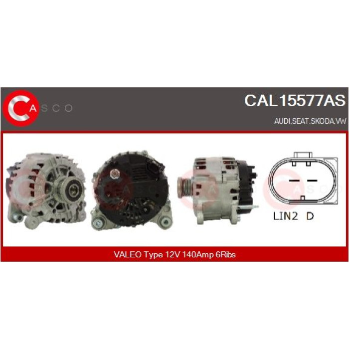 CASCO Generator CAL15577AS CASCO Generator CAL15577AS