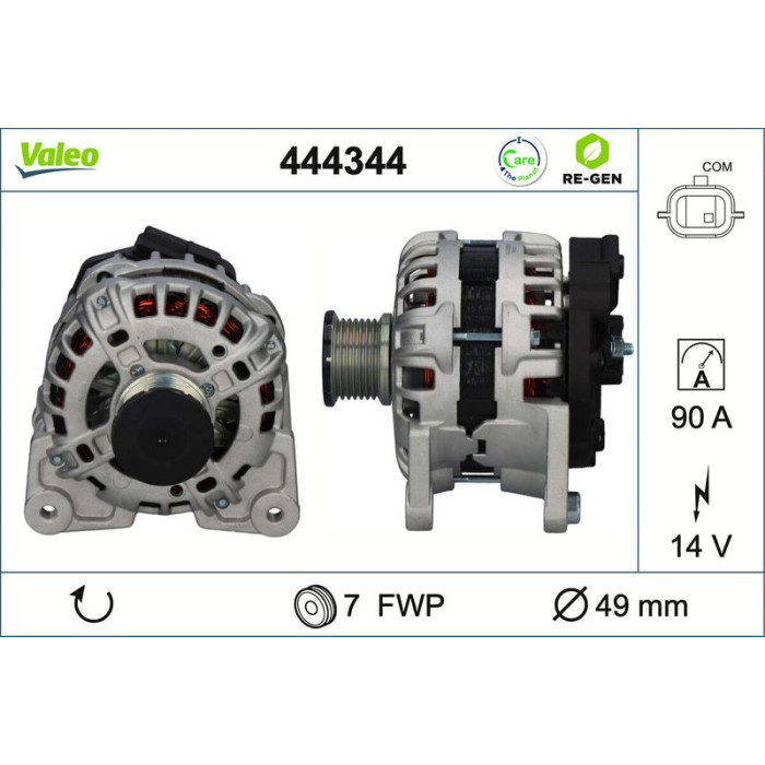 Valeo Lichtmaschine 444344 Valeo Lichtmaschine 444344