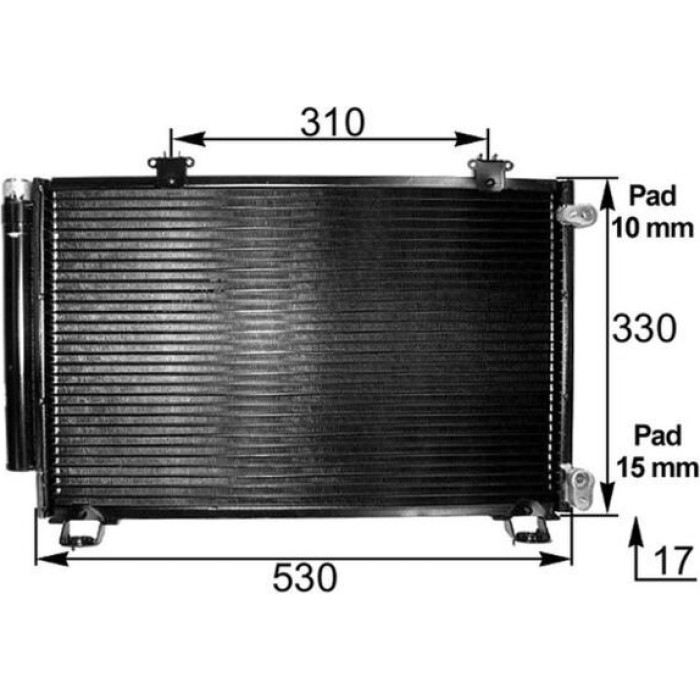 MAHLE Kondensator, Klimaanlage AC 292 000P MAHLE Kondensator, Klimaanlage AC 292 000P