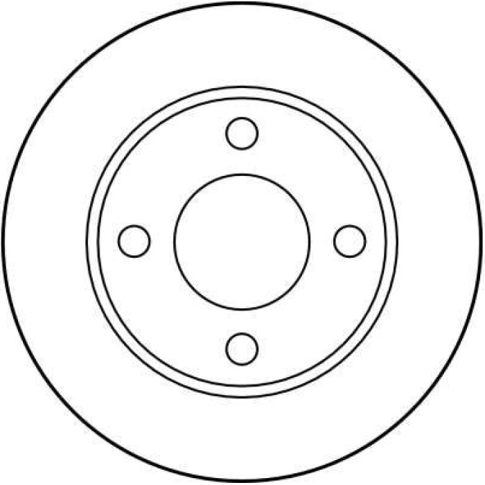 TRW Bremsscheibe VW A80/100 DF1526