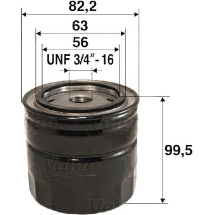 586082 Valeo Ölfilter 586082 586082 Valeo Ölfilter 586082