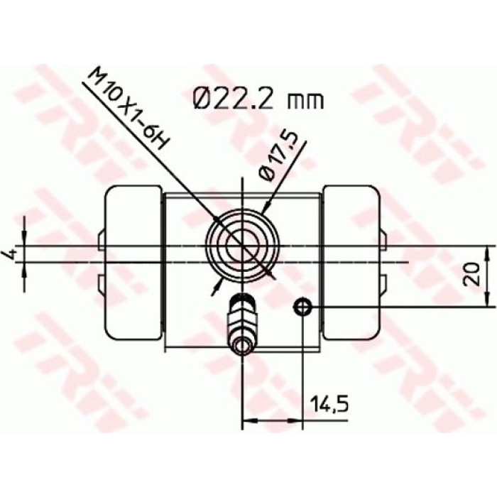 TRW Radbremszylinder BWH255 TRW Radbremszylinder BWH255