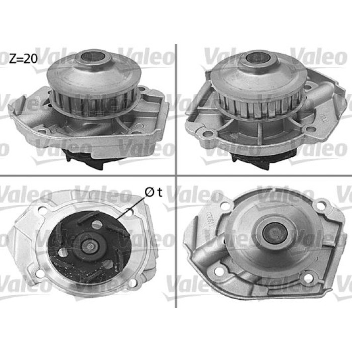 Valeo Wasserpumpe / Kühlmittelpumpe 506397 Valeo Wasserpumpe / Kühlmittelpumpe 506397
