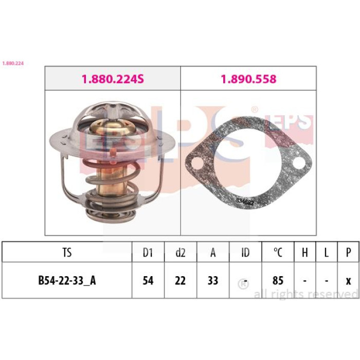 EPS Thermostat 1.880.224 EPS Thermostat 1.880.224