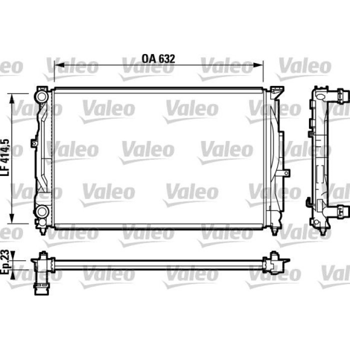 Valeo Motorkühler 732811