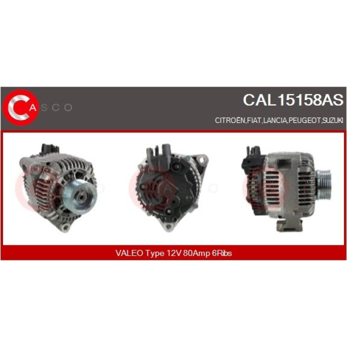 CASCO Generator CAL15158AS CASCO Generator CAL15158AS