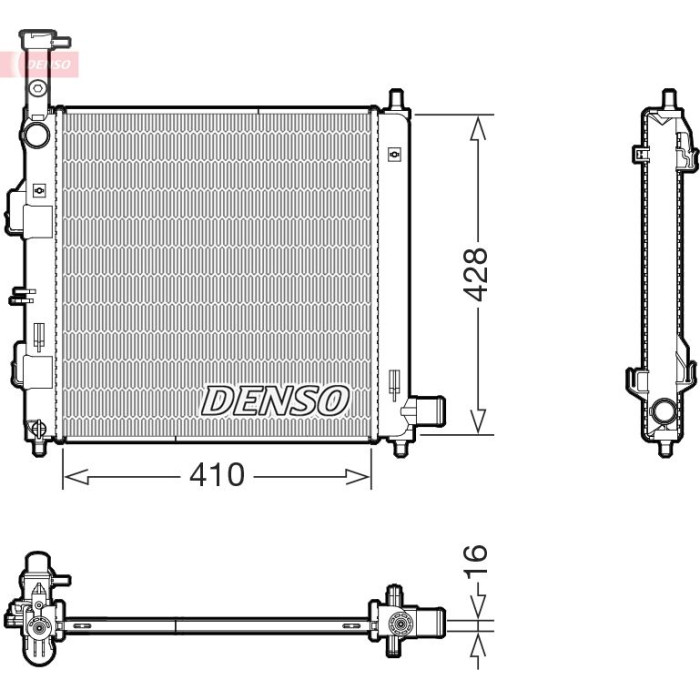 Denso Motorkühler DRM43014 Denso Motorkühler DRM43014