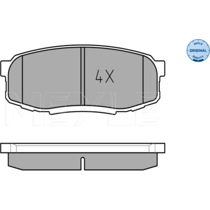 025 246 5317 MEYLE Bremsbelagsatz Toyota Landcruiser 4.5/4.7 08 025 246 5317 MEYLE Bremsbelagsatz Toyota Landcruiser 4.5/4.7 08