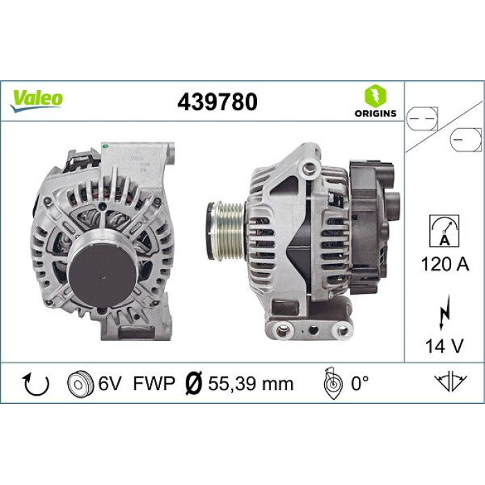 Valeo Lichtmaschine 439780 Valeo Lichtmaschine 439780