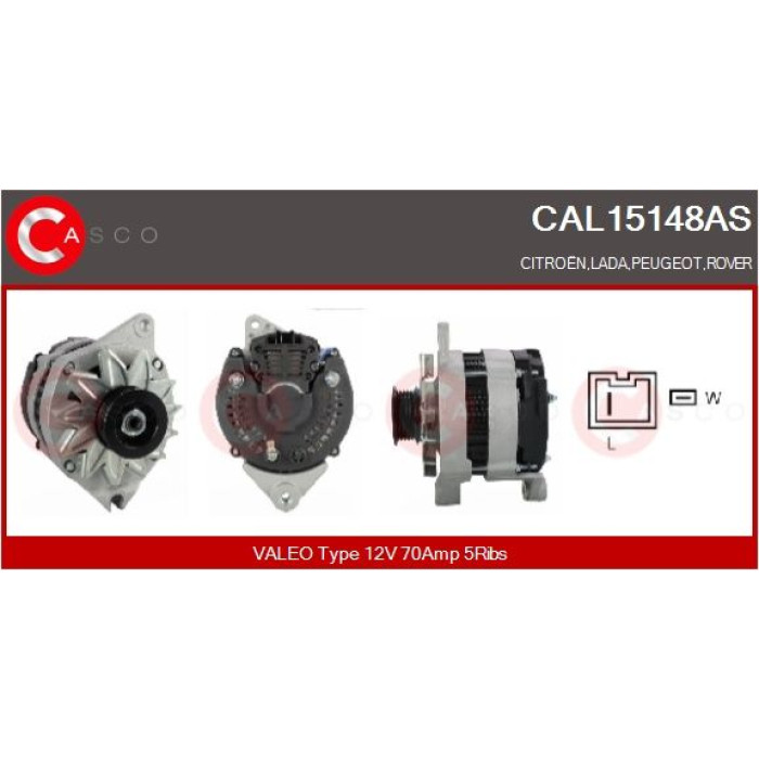 CASCO Generator CAL15148AS CASCO Generator CAL15148AS