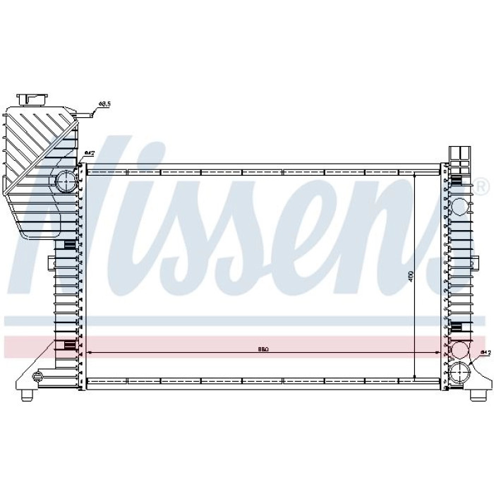 Nissens Wasserkühler PKW 62664A Nissens Wasserkühler PKW 62664A