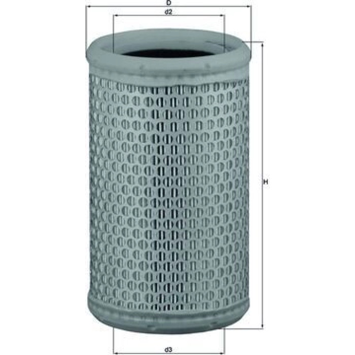 LX 646/1 MAHLE Luftfilter LX 646/1, Filtereinsatz, Höhe 179,5 mm – u. a. für Renault Twingo I (C06_), Clio II (BB_, CB_), II Kasten/Schrägheck (SB0/1/2_) – OE Nummer 7701038857 - l LX 646/1 MAHLE Luftfilter LX 646/1, Filtereinsatz, Höhe 179,5 mm – u. a. für Renault Twingo I (C06_), Clio II (BB_, CB_), II Kasten/Schrägheck (SB0/1/2_) – OE Nummer 7701038857 - l