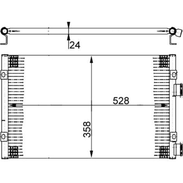 Kondensator, Klimaanlage AC 389 000S