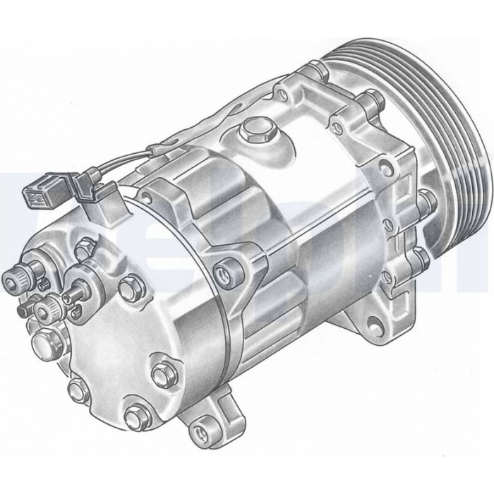 TSP0155060 Delphi Kompressor TSP0155060 TSP0155060 Delphi Kompressor TSP0155060