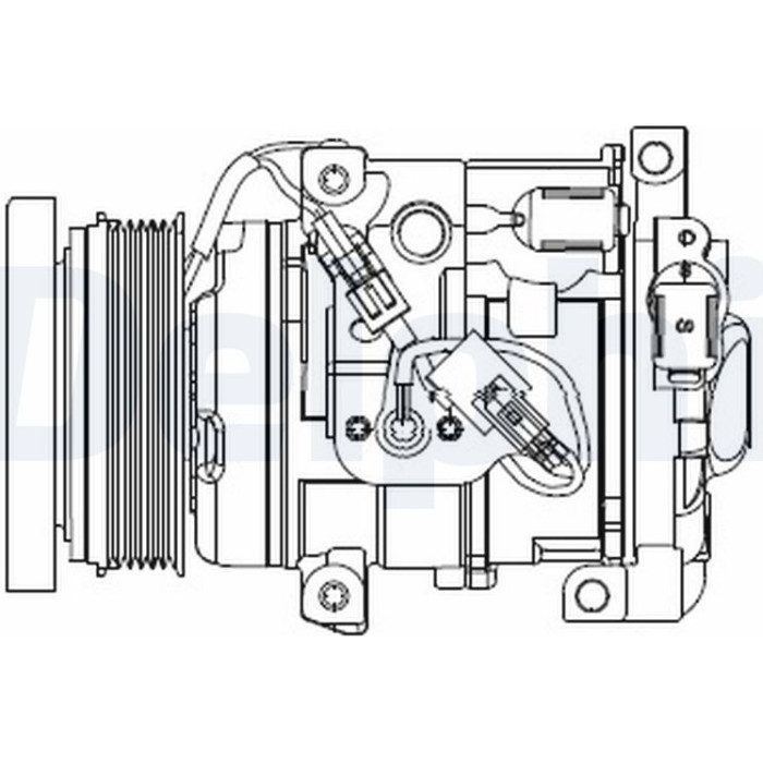 Delphi Kompressor CS20508 Delphi Kompressor CS20508