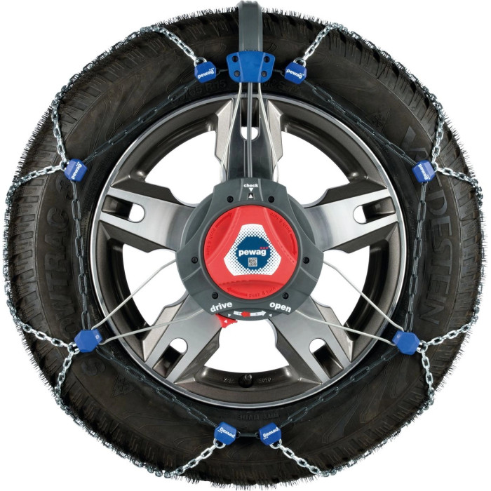 pewag servomatik RSM 73 Schneeketten für PKW – 3,1 mm Gliedstärke, 9 mm Kettenauftrag, automatische Nachspannung & Felgenschutz 4047387 pewag servomatik RSM 73 Schneeketten für PKW – 3,1 mm Gliedstärke, 9 mm Kettenauftrag, automatische Nachspannung & Felgenschutz 4047387