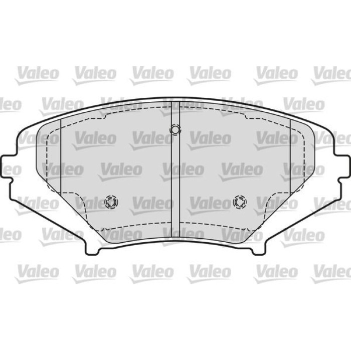 Valeo Bremsbelagsatz 601651 Valeo Bremsbelagsatz 601651