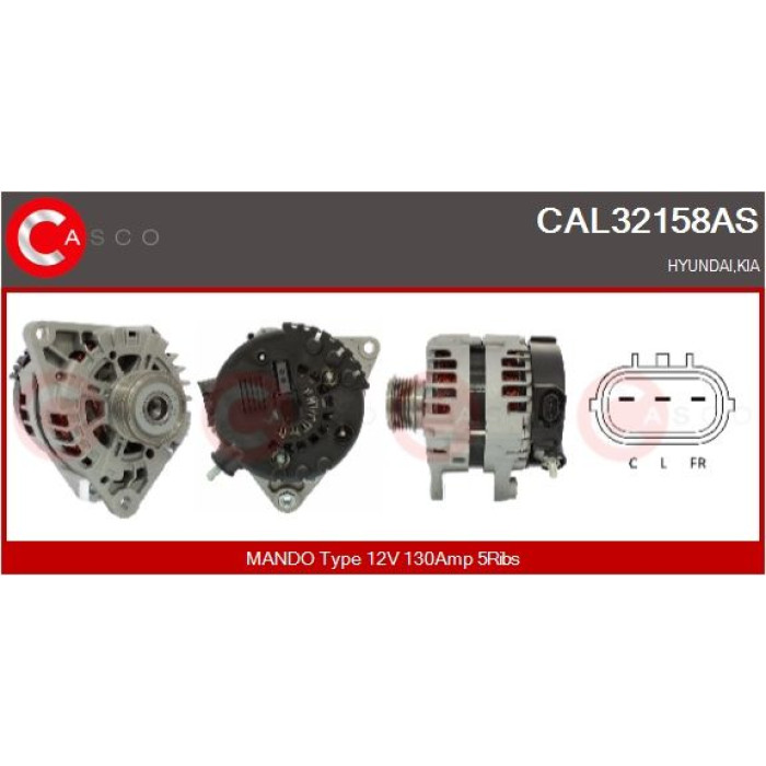 CASCO Generator CAL32158AS CASCO Generator CAL32158AS