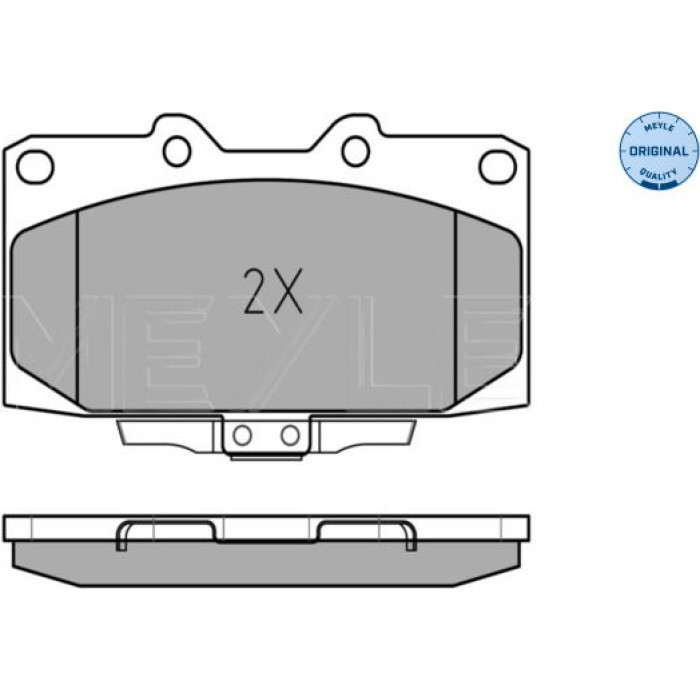 MEYLE Bremsbelagsatz Subaru Impreza 98-/Nissan 300Zx Mit Sensor 025 218 5415/W MEYLE Bremsbelagsatz Subaru Impreza 98-/Nissan 300Zx Mit Sensor 025 218 5415/W