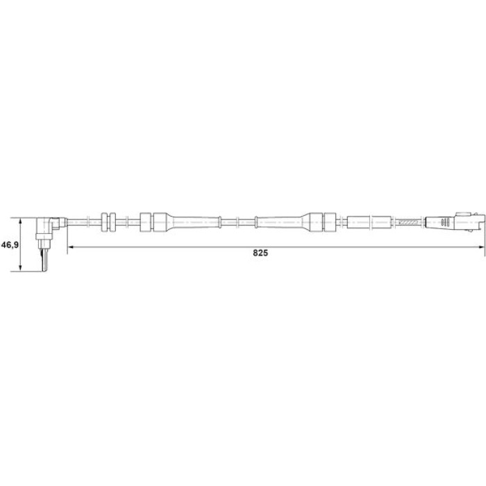 Bosch 70 403 029 ABS-Sensor Vorderachse links 0 265 007 083 Bosch 70 403 029 ABS-Sensor Vorderachse links 0 265 007 083
