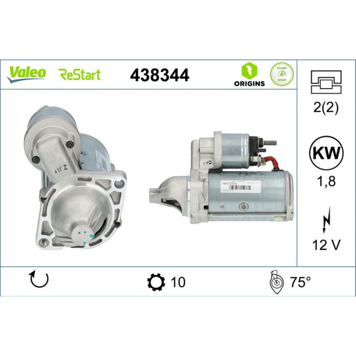 Valeo Anlasser 438344