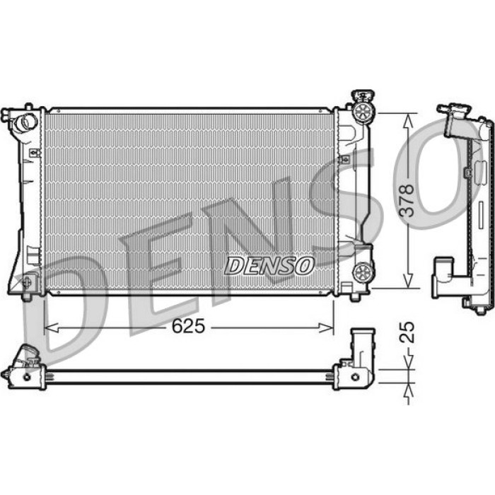 Denso Motorkühler DRM50035 Denso Motorkühler DRM50035