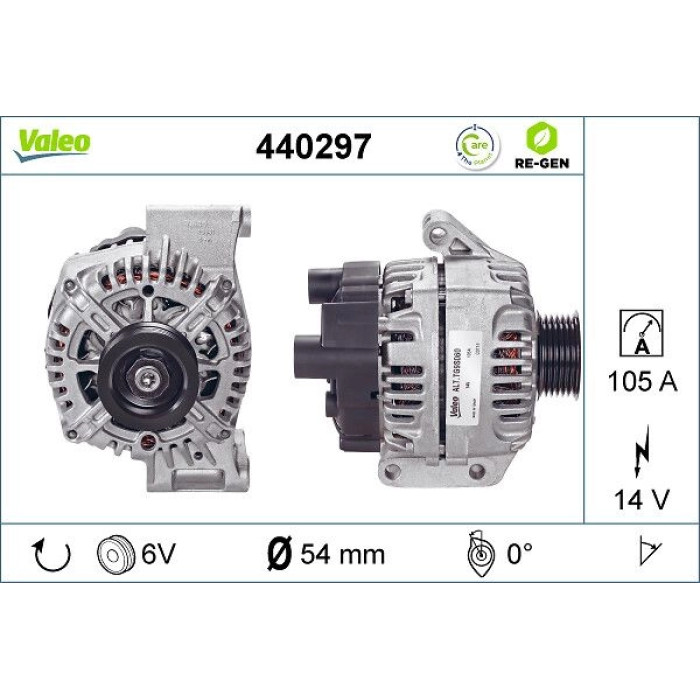 Valeo Lichtmaschine 440297 Valeo Lichtmaschine 440297
