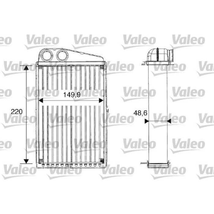 Valeo Wärmetauscher 812247 Valeo Wärmetauscher 812247