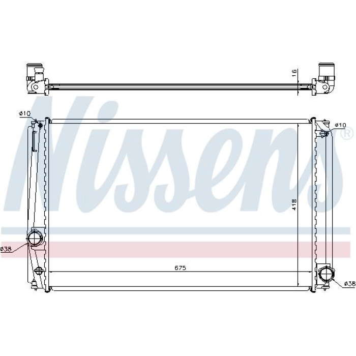 Nissens Wasserkühler PKW 64678A