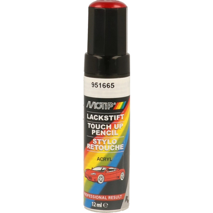 MoTip Lackstift Kompakt rot metallic 12ml 951665 MoTip Lackstift Kompakt rot metallic 12ml 951665