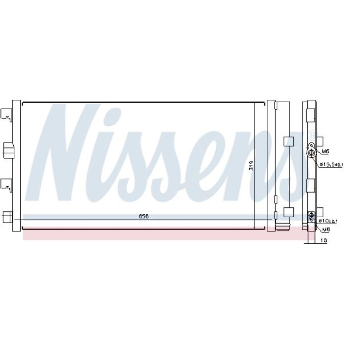 Nissens Klimakondensator PKW 940161 Nissens Klimakondensator PKW 940161