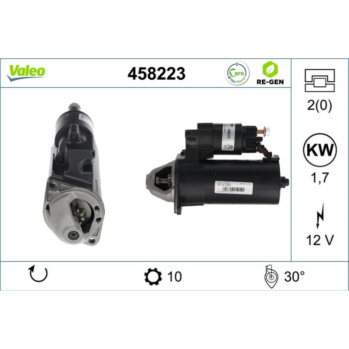 Valeo Anlasser 458223 Valeo Anlasser 458223