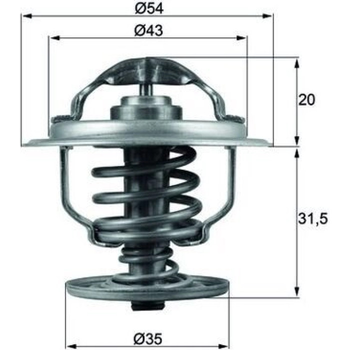 TX 109 87D MAHLE Kühlmittelthermostat TX 109 87D, 87 °C – u. a. für VW Golf V (1K1), VW Polo IV (9N_, 9A_), VW Caddy III Großraumlimousine (2KB, 2KJ, 2CB, 2CJ) – OE Nummer 03G121111 A - l TX 109 87D MAHLE Kühlmittelthermostat TX 109 87D, 87 °C – u. a. für VW Golf V (1K1), VW Polo IV (9N_, 9A_), VW Caddy III Großraumlimousine (2KB, 2KJ, 2CB, 2CJ) – OE Nummer 03G121111 A - l