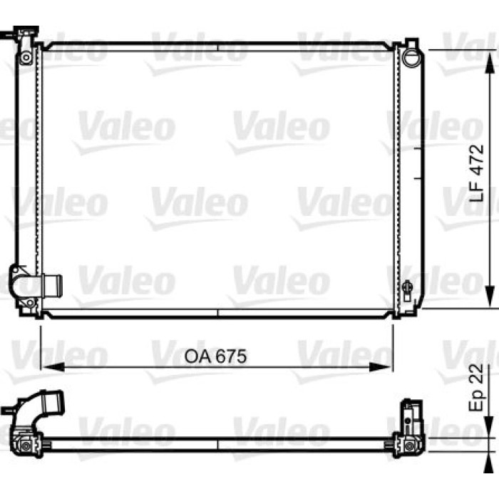 Valeo Motorkühler 735571