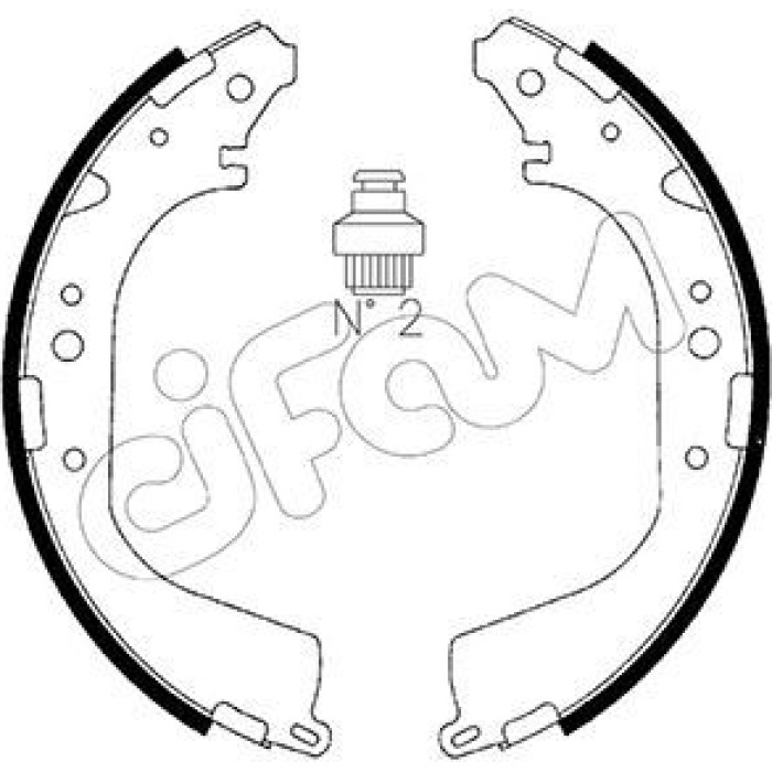 CIFAM Bremsbackensatz 153-280 CIFAM Bremsbackensatz 153-280
