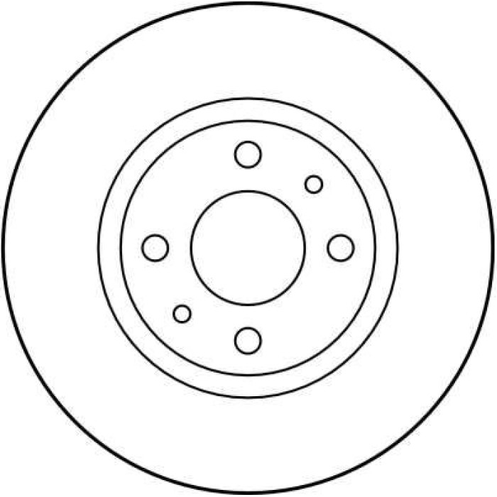 DF1742 TRW Bremsscheibe DF1742
