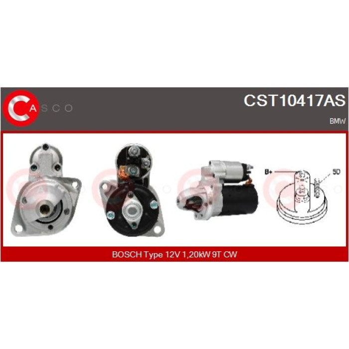 CASCO Anlasser CST10417AS CASCO Anlasser CST10417AS