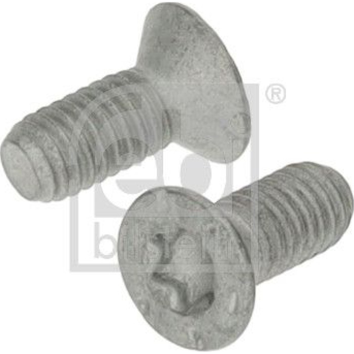 febi bilstein 182622 Schraube für Bremsscheibenbefestigung M6 x 1 – Länge unter Kopf: 10 mm, Antrieb: Innen - Torx, zinklamellenbeschichtet, OE 93600-06014-0H / 6905.36 febi bilstein 182622 Schraube für Bremsscheibenbefestigung M6 x 1 – Länge unter Kopf: 10 mm, Antrieb: Innen - Torx, zinklamellenbeschichtet, OE 93600-06014-0H / 6905.36