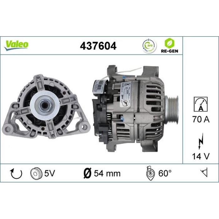 Valeo Lichtmaschine 437604 Valeo Lichtmaschine 437604