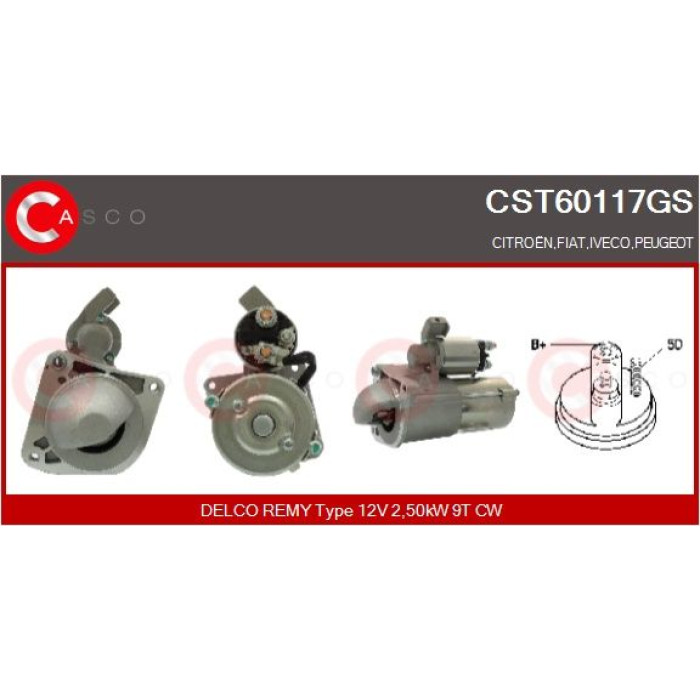 CASCO Anlasser CST60117GS CASCO Anlasser CST60117GS