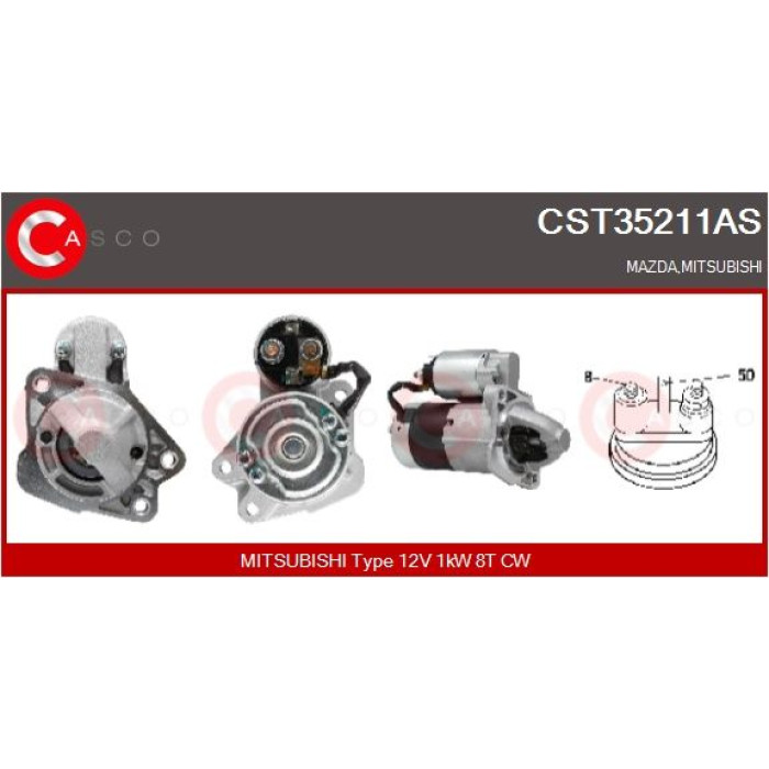 CASCO Anlasser CST35211AS CASCO Anlasser CST35211AS