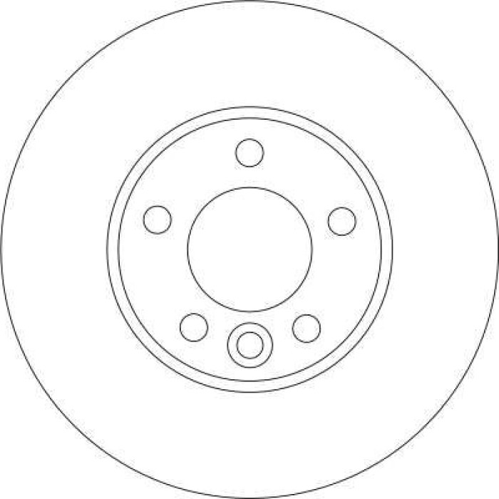 TRW Bremsscheibe VW T5 03 DF4308S TRW Bremsscheibe VW T5 03 DF4308S