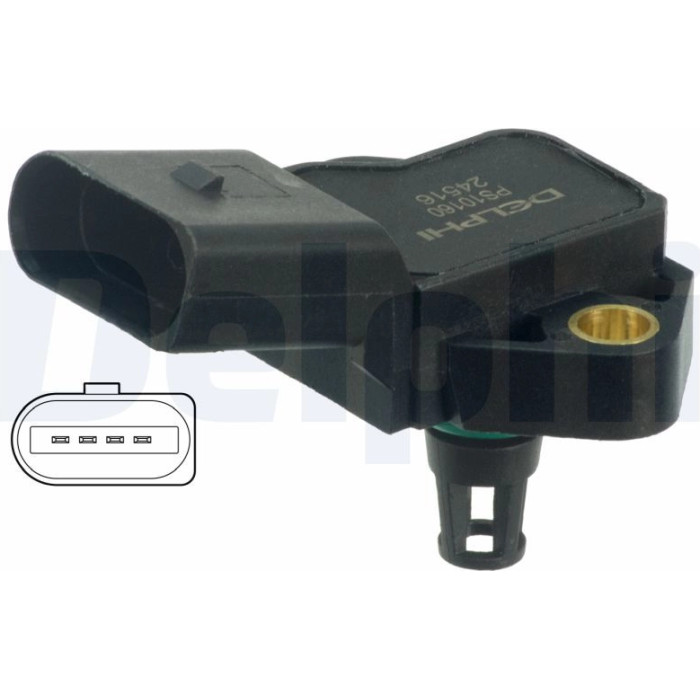 Delphi Saugrohrdrucksensor PS10160 Delphi Saugrohrdrucksensor PS10160