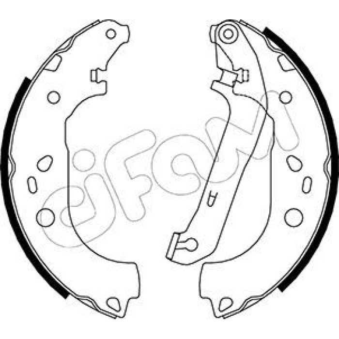 CIFAM Bremsbackensatz 153-142 CIFAM Bremsbackensatz 153-142