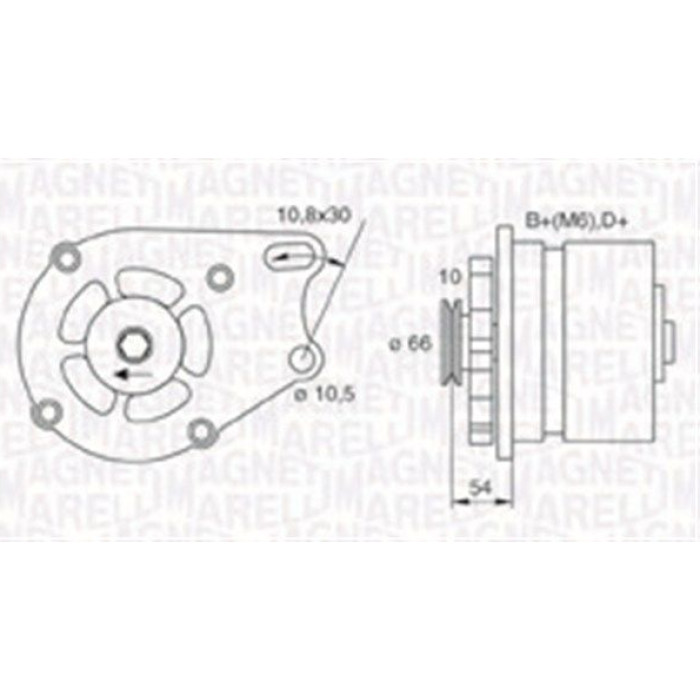 Magneti Marelli Lichtmaschine 063730893010