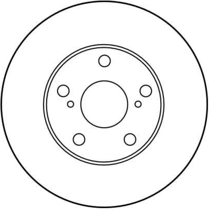 TRW Bremsscheibe Toyota Avensis DF1431 TRW Bremsscheibe Toyota Avensis DF1431